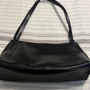 Furla Black Leather Shoulder Bag